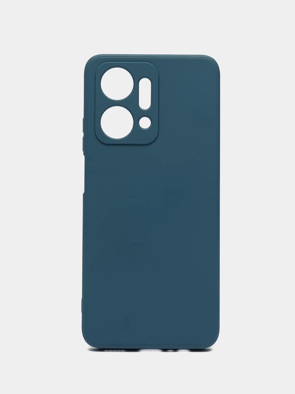 Чехол-накладка Krutoff Silicone Case для Honor X7a/ X7a Plus синий