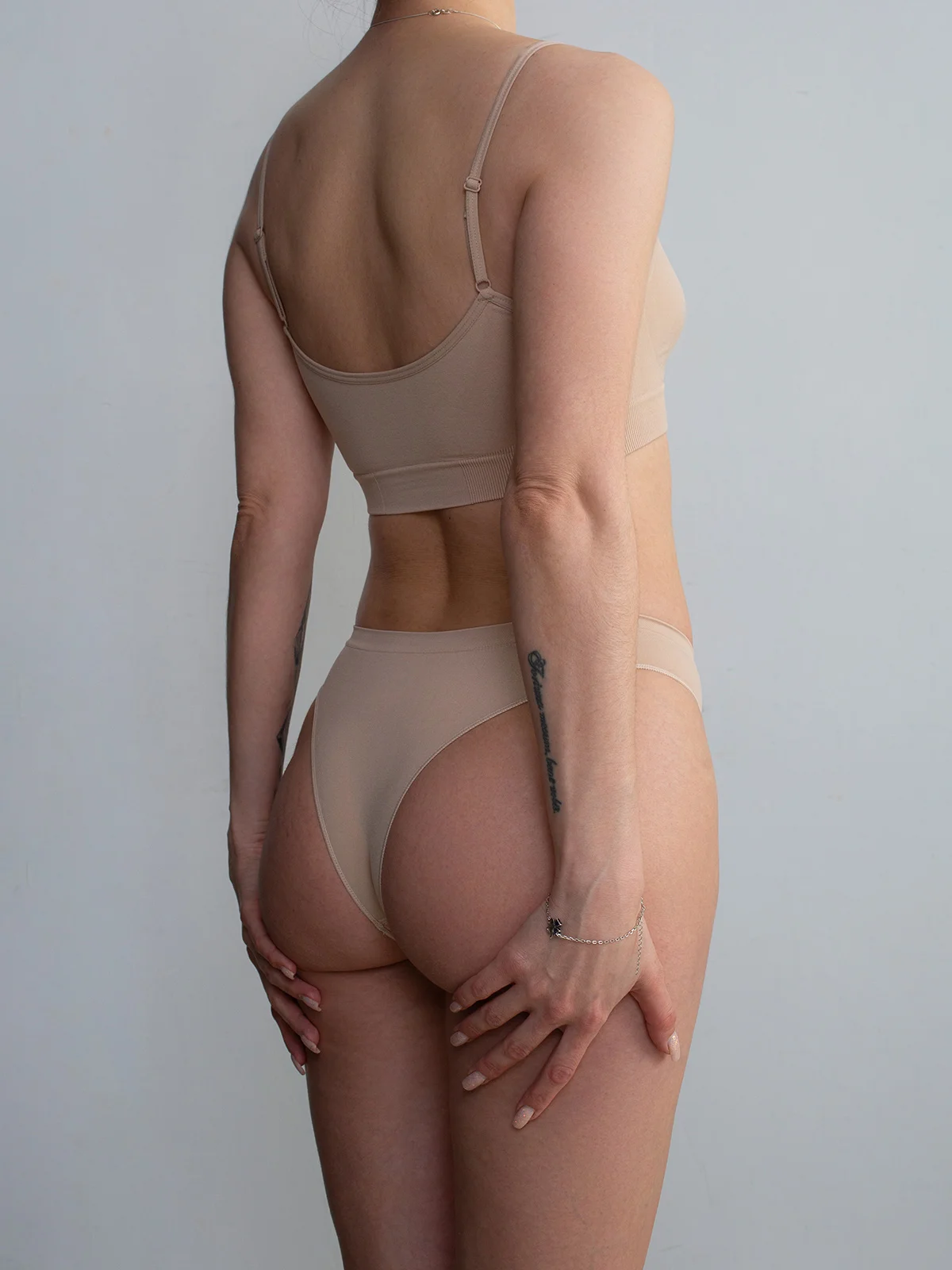 Бежевый трусы женские Giulia BRASILIAN