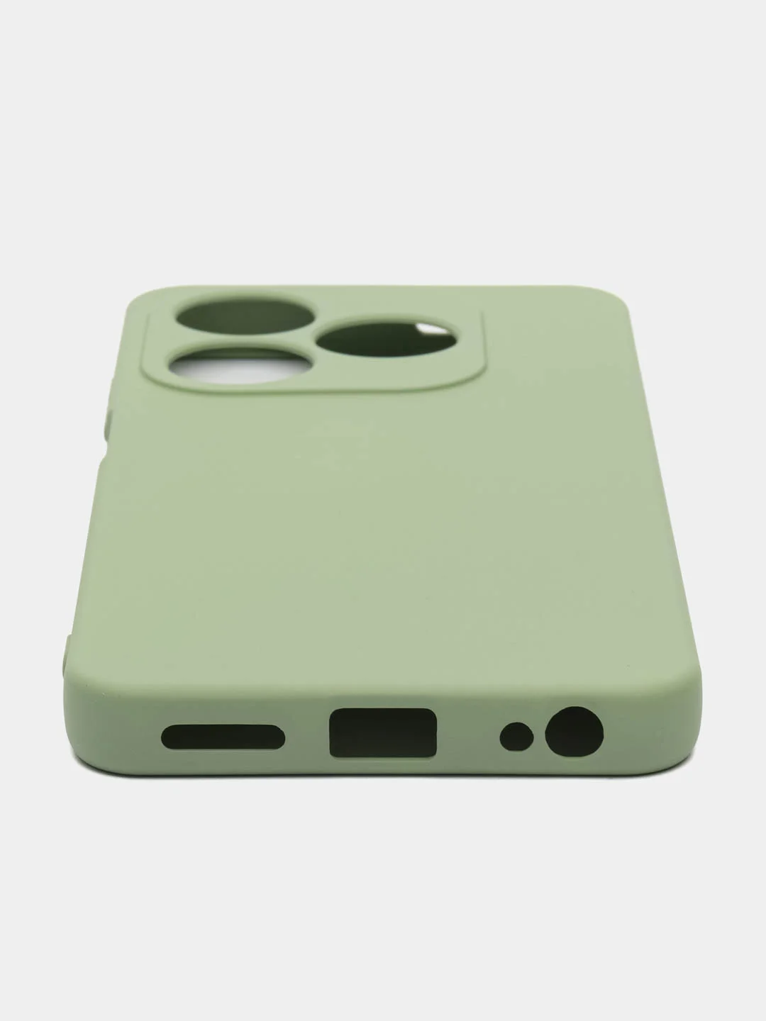 Чехол-накладка Krutoff Silicone Case для TECNO Spark 20 зелёный