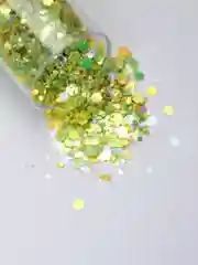 Желтый блестки для дизайна ногтей