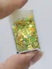 Желтый блестки для дизайна ногтей