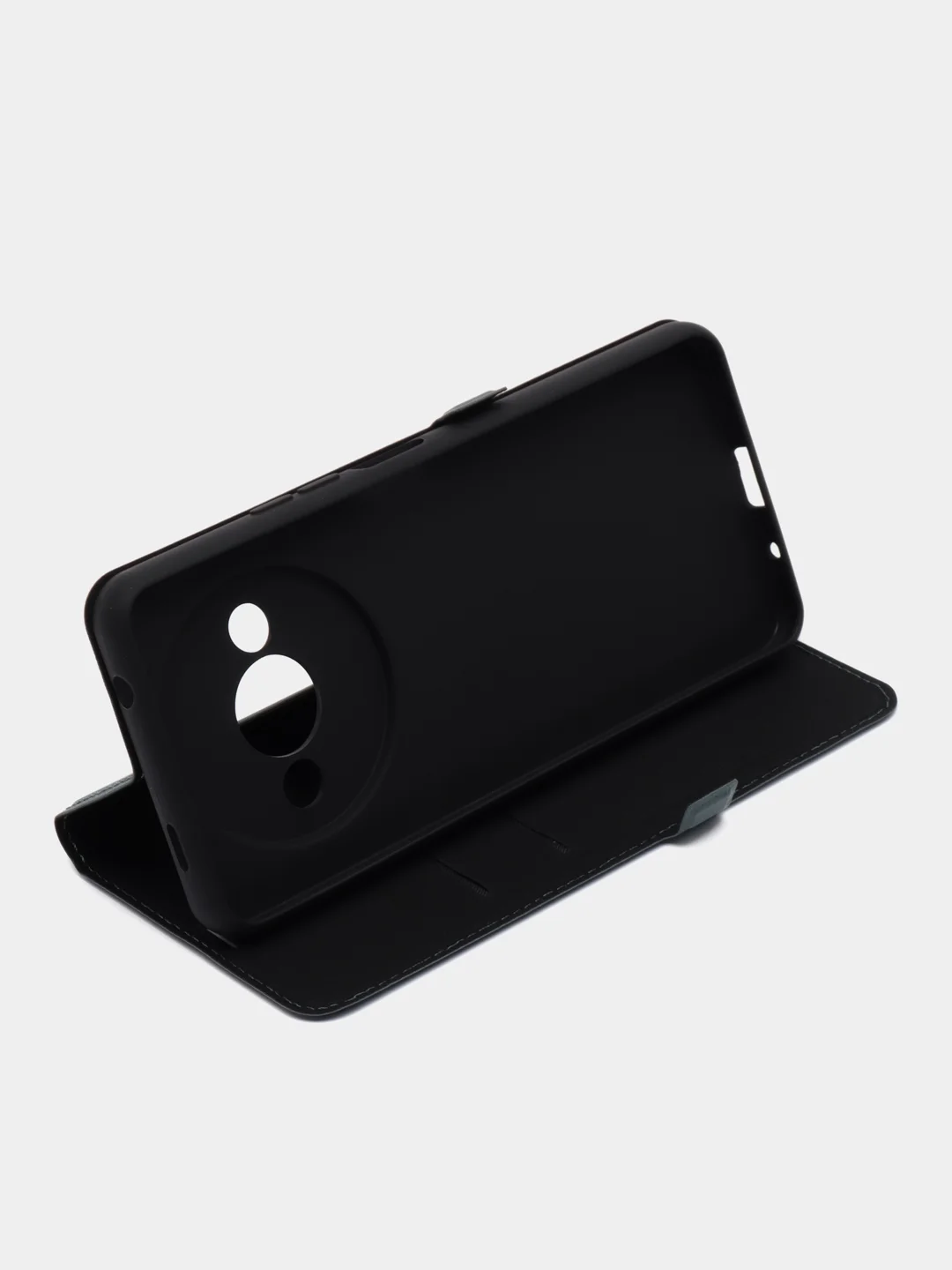 Чехол-книжка Krutoff Eco Book для Xiaomi Redmi A3/Poco C61 зелёный опал
