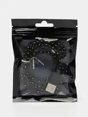 Черный кабель microUsb / Type-C для зарядки и передачи данных