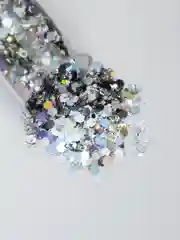 Серебряный блестки для дизайна ногтей