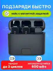 Микрофон петличный Luxeris BM-70 Pro беспроводной для iPhone, мини, для Андроид, на одежду