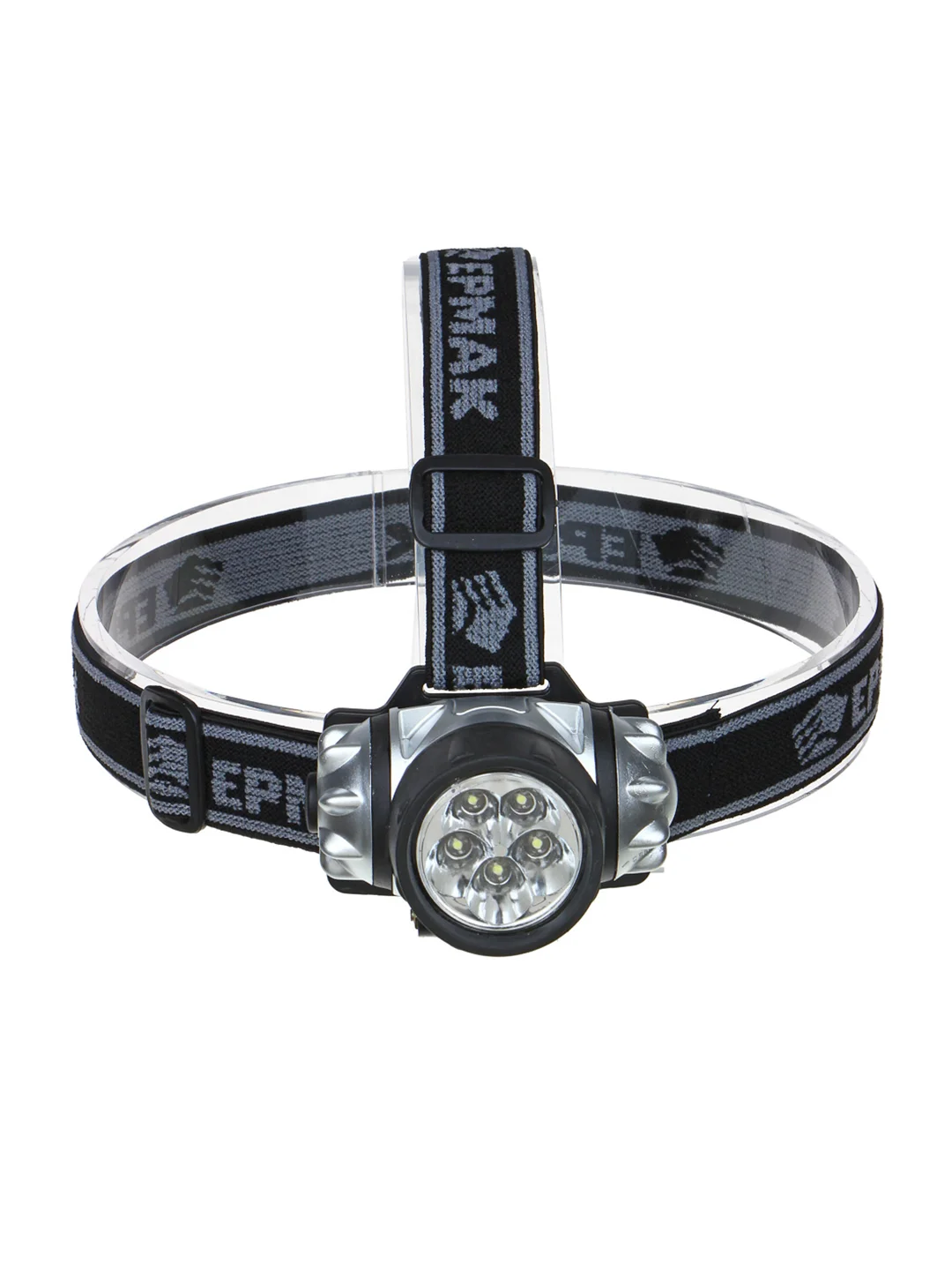 Фонарь налобный 5 режимов, LED, 3xAAA, 6,5x4,3 см