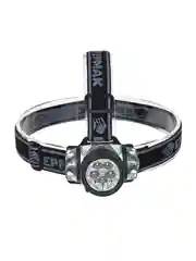 Фонарь налобный 5 режимов, LED, 3xAAA, 6,5x4,3 см