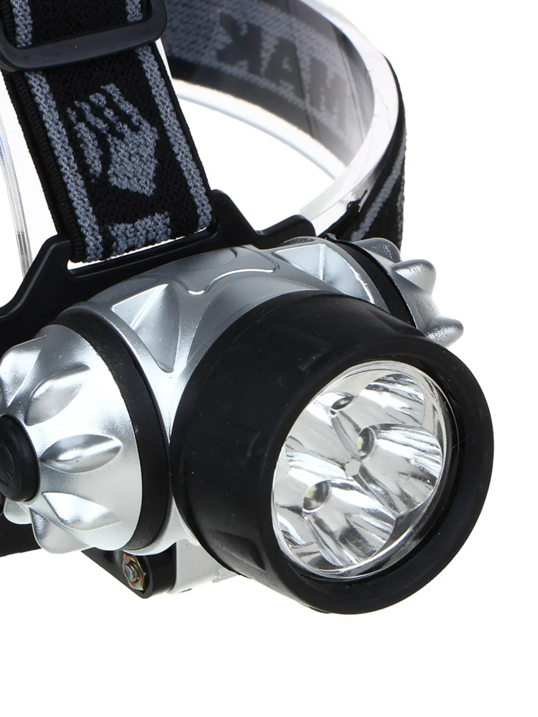 Фонарь налобный 5 режимов, LED, 3xAAA, 6,5x4,3 см