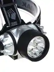 Фонарь налобный 5 режимов, LED, 3xAAA, 6,5x4,3 см