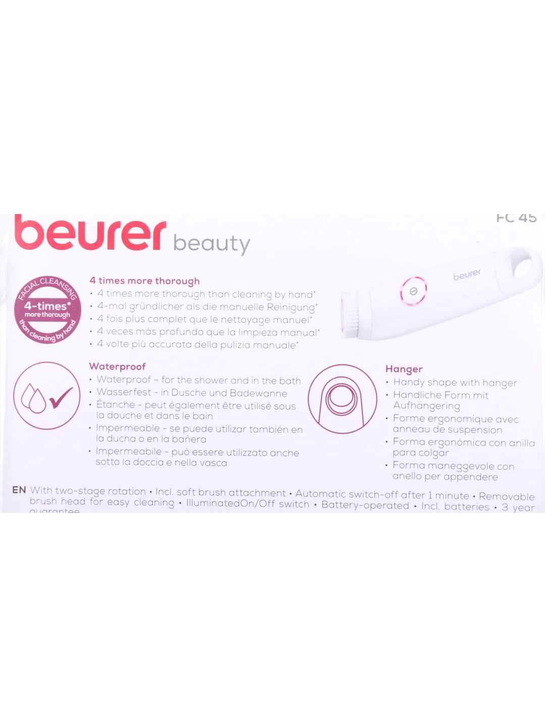 Щетка Beurer FC45, белый