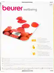 Весы кухонные Beurer KS19 berry, рисунок