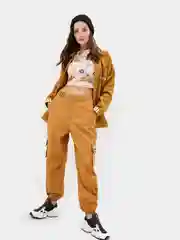 Коричневый adidas Originals женские брюки TRACK PANT GD3040 спортивные повседневные карго штаны M