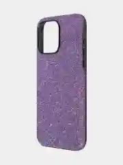 Фиолетовый чехол для iPhone 15 14 13 Pro Max Plus блестящий BROSCORP, пластиковый, с силиконом
