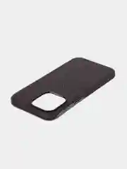 Черный чехол для iPhone 15 14 13 Pro Max Plus блестящий BROSCORP, пластиковый, с силиконом