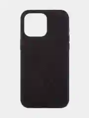 Черный чехол для iPhone 15 14 13 Pro Max Plus блестящий BROSCORP, пластиковый, с силиконом