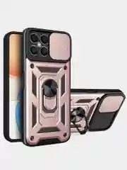 Темно-синий чехол противоударный armors для Honor X8 4G (TFY-LX1) / Хонор Х8 4G с защитой камеры