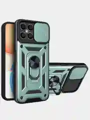 Темно-синий чехол противоударный armors для Honor X8 4G (TFY-LX1) / Хонор Х8 4G с защитой камеры