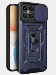 Темно-синий чехол противоударный armors для Honor X8 4G (TFY-LX1) / Хонор Х8 4G с защитой камеры