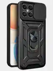 Черный чехол противоударный armors для Honor X8 4G (TFY-LX1) / Хонор Х8 4G с защитой камеры
