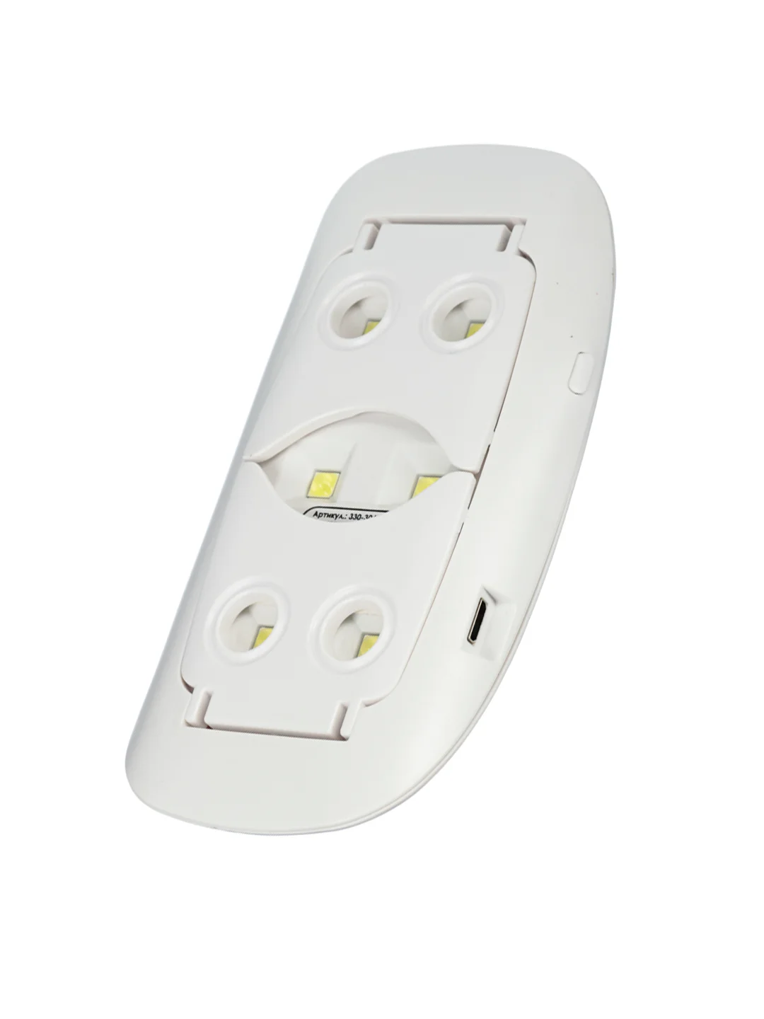 Лампа для маникюра и педикюра, UV/LED лампа-мини с USB проводом, 13,1х6,7х1,9 см, 6 W