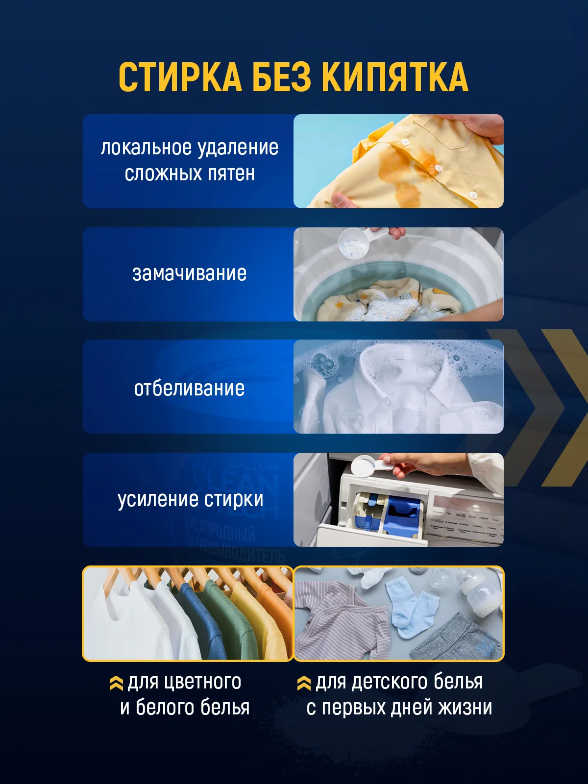 Кислородный отбеливатель пятновыводитель, 900 г, 2 шт
