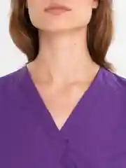 Фиолетовый медицинский костюм, женский
