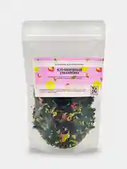 Чай черный листовой TEAON "Клубничный", с добавлением ягод клубники, мяты, розы, 50 г