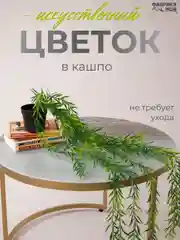 Зеленый искусственное растение / цветок для интерьера / лиана / эвкалипт / хойя