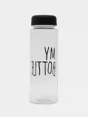 Черный бутылка для воды, 500 мл, My bottle, 19.5 х 6 см, термочехол в комплекте