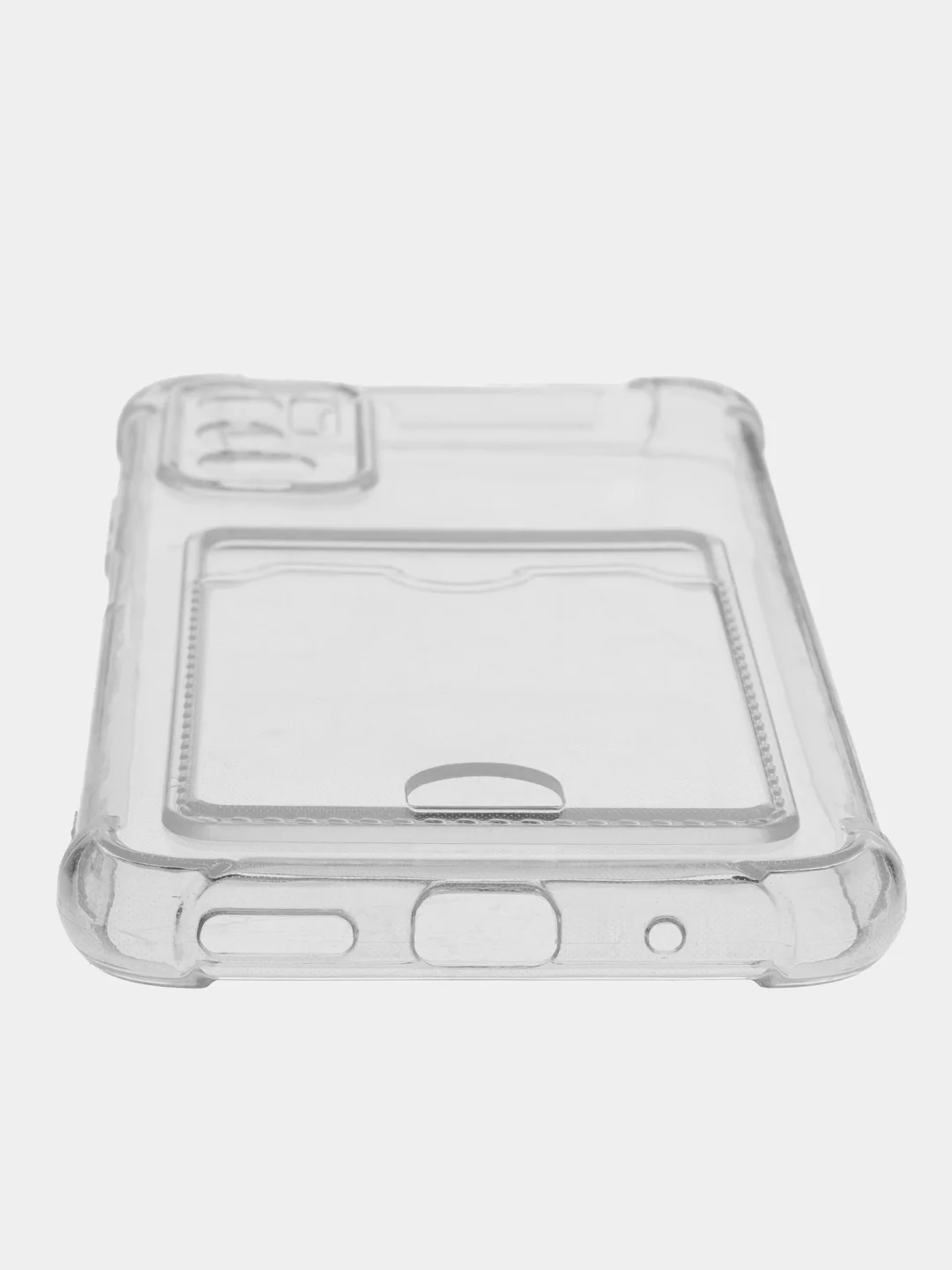 Прозрачный чехол для Xiaomi Poco M3 Pro / Note 10T Поко М3 Про/Нот 10Т,с карманом для карт,прозрачный