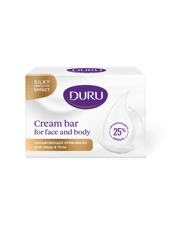 Крем-мыло DURU Caring cream bar для лица и тела, 90 г