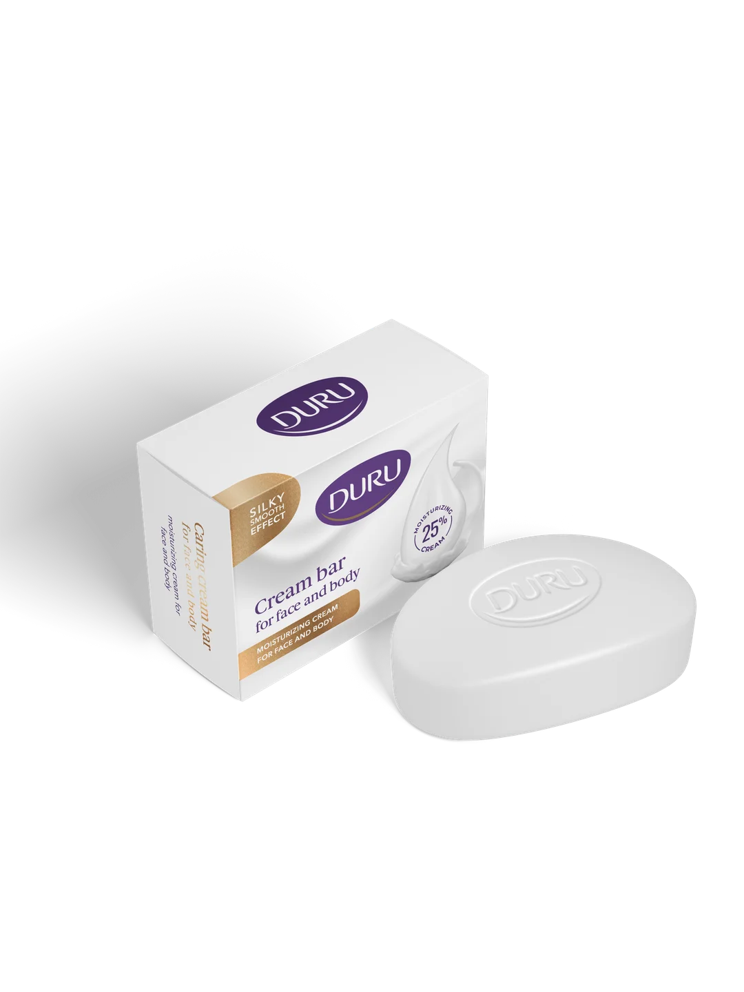 Крем-мыло DURU Caring cream bar для лица и тела, 90 г