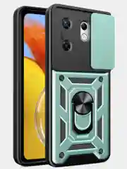 Зеленый чехол противоударный armors для Infinix Zero 30 4G / Инфиникс Зеро 30 4G с защитой камеры