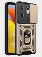 Золотой чехол противоударный armors для Infinix Zero 30 4G / Инфиникс Зеро 30 4G с защитой камеры