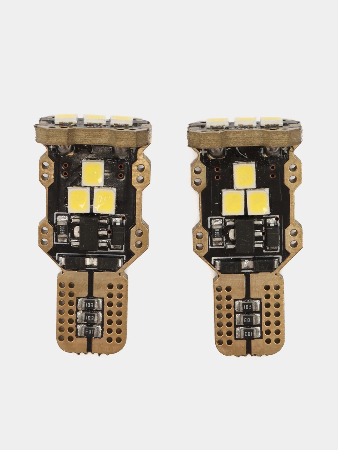 Автомобильные светодиодные лампы LED T15 W16W 6500K яркий свет в фонарь заднего хода, 2 шт
