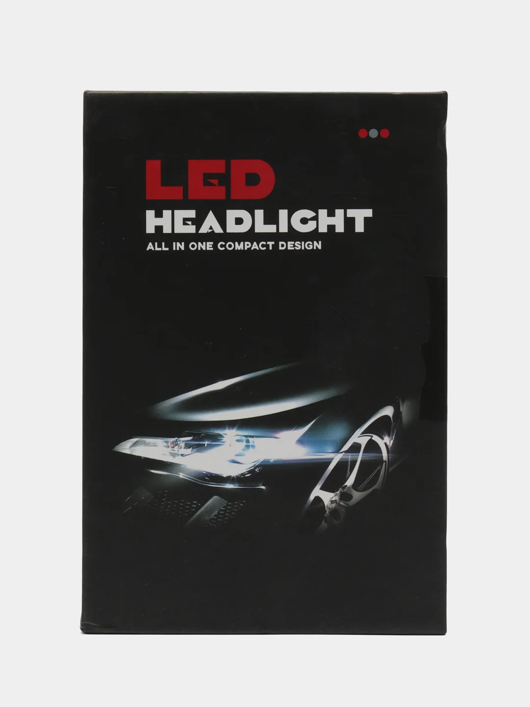 Автомобильные светодиодные лампы LED H11 / H8 / H9 55 Вт, 5500 Лм, 6000 К яркий свет, 2 шт