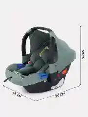 Зеленый автокресло MOWBaby UB516 STEP, группа 0+ (0-13 кг)