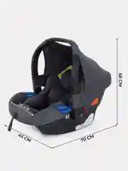 Серый автокресло MOWBaby UB516 STEP, группа 0+ (0-13 кг)