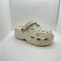 Мятный сабо с джибитсами женские