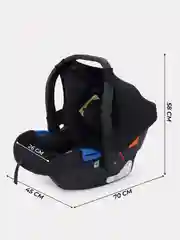 Черный автокресло MOWBaby UB516 STEP, группа 0+ (0-13 кг)