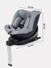 Серый автокресло MOWBaby AY959 Pro "STAGE" isofix (40-150см)