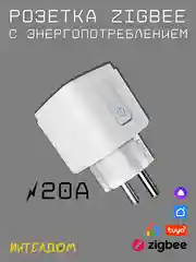 Умная розетка Aubess Zigbee с Алисой