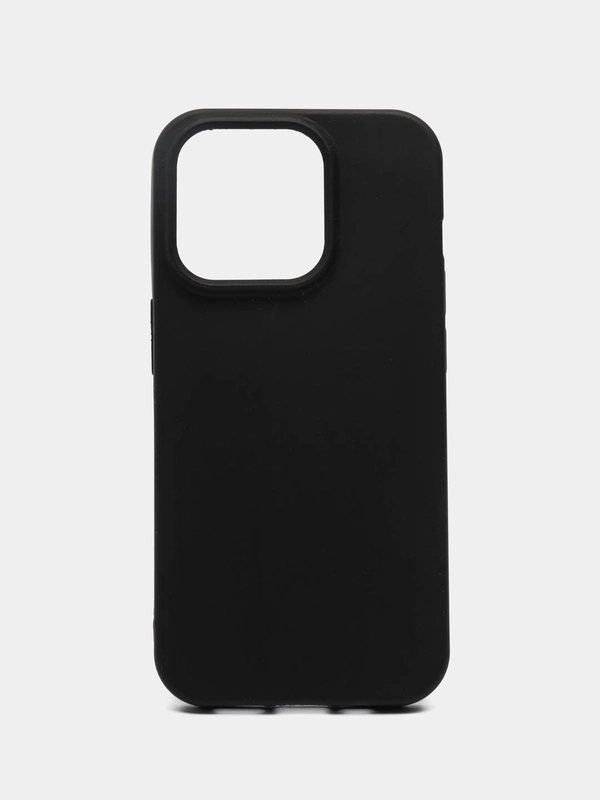 Чехол-накладка Krutoff Soft Case для iPhone 15 Pro черный
