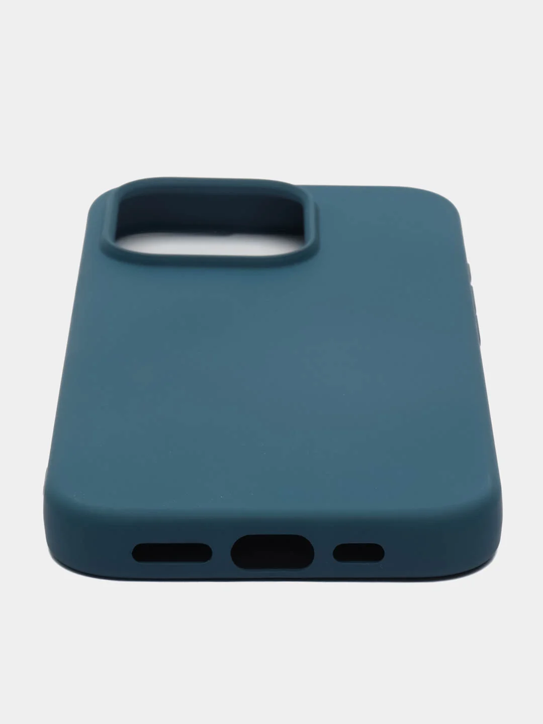 Чехол-накладка Krutoff Silicone Case для iPhone 15 Pro синий