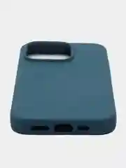 Чехол-накладка Krutoff Silicone Case для iPhone 15 Pro синий