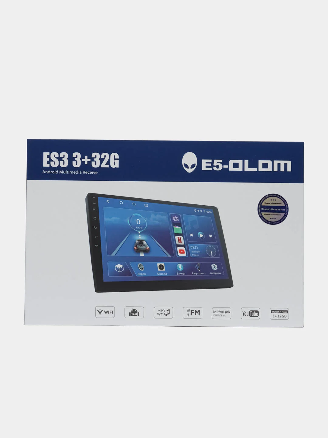 E5-OLOM Автомагнитола диагональ: 9", 3ГБ/32ГБ Android Андроид