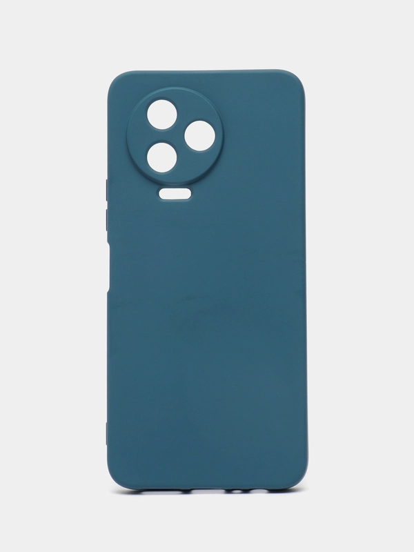 Чехол-накладка Krutoff Silicone Case для INFINIX Note 12 Pro/ Note 12 2023 синий