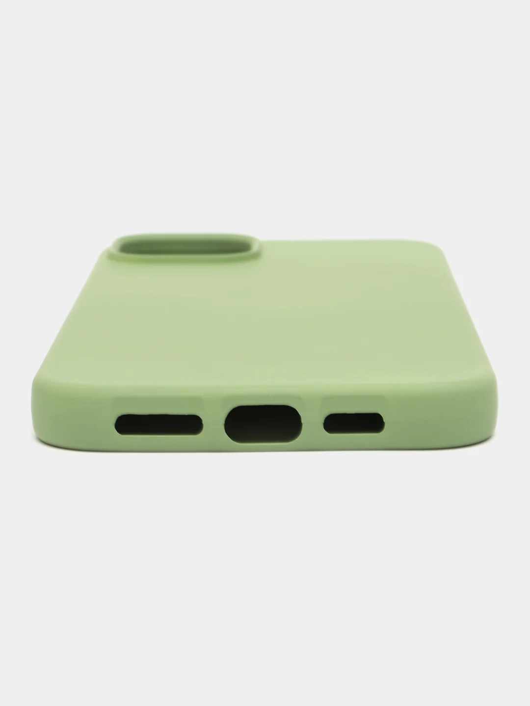 Чехол-накладка Krutoff Silicone Case для iPhone 15 Plus зелёный