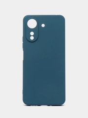 Чехол-накладка Krutoff Silicone Case для Xiaomi Redmi 13C/Poco C65 синий