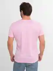Розовый спортивная мужская футболка